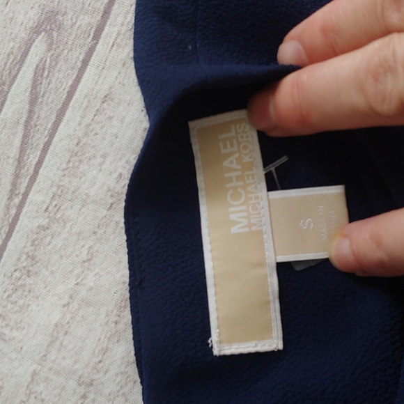 MICHAEL MICHAEL KORS SHIFT DRESS WITH STUDS AND RUFFLES - Picture 5 of 9